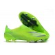 Bota de Fútbol adidas X Ghosted + FG Verde Tinta Energía