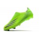 Bota de Fútbol adidas X Ghosted + FG Verde Tinta Energía