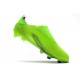 Bota de Fútbol adidas X Ghosted + FG Verde Tinta Energía