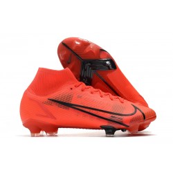 Botas de Fútbol Nike Mercurial Superfly 8 Elite FG Rojo Negro