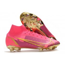 Botas de Fútbol Nike Mercurial Superfly 8 Elite FG Rojo Negro