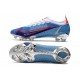 Zapatos Nike Mercurial Vapor 14 Elite FG Azul Rojo Plata