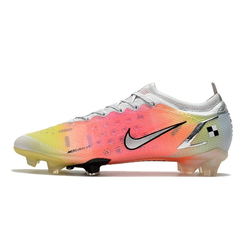 Nike Mercurial Vapor XIV Elite FG Blanco Negro Metálico Plateado