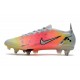 Nike Mercurial Vapor XIV Elite SG AC Blanco Negro Metálico Plateado