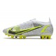 Nike Mercurial Vapor XIV Elite AG Pro Blanco Negro Metálico Plateado
