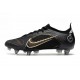 Nike Mercurial Vapor XIV Elite SG AC Negro Dorado Metalizado Plateado Metalizado