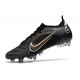 Nike Mercurial Vapor XIV Elite SG AC Negro Dorado Metalizado Plateado Metalizado