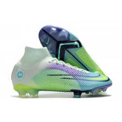 Zapatillas de Fútbol Nike Mercurial Superfly 8 Elite FG Dream Speed Barely Verde Volt Morado Eléctrico