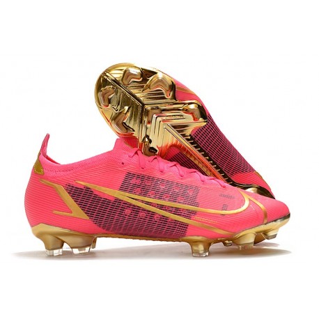 Nike Mercurial Vapor 14 Elite FG Rosa Oro