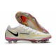 Botas de fútbol Nike Phantom GT2 Elite FG Blanco Negro Carmesí Rosa
