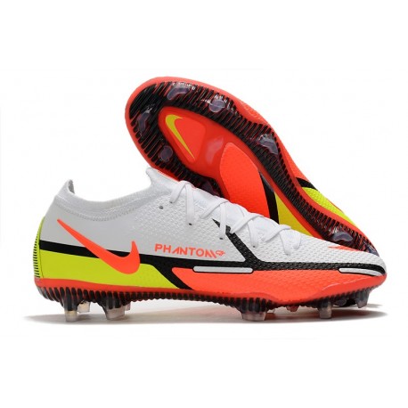 Botas de fútbol Nike Phantom GT2 Elite FG Motivation Pack - Blanco Carmesí Volt