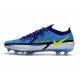 Botas de fútbol Nike Phantom GT2 Elite FG Azul Marino Blanco Morado