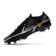 Botas de fútbol Nike Phantom GT2 Elite FG Negro Gris Metálico Dorado Metalizado