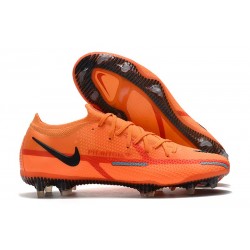 Botas de fútbol Nike Phantom GT2 Elite FG Láser Naranja Negro Total Naranja