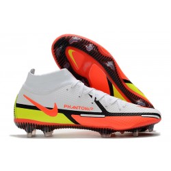 Nike Phantom GT II Elite DF FG Blanco Carmesí Volt