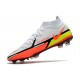 Nike Phantom GT II Elite DF FG Blanco Carmesí Volt