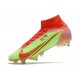 Nike Mercurial Superfly VIII Elite SG Bota Verde Rojo