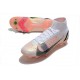 Nike Mercurial Superfly VIII Elite SG Bota Blanco Negro Carmesí