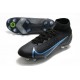 Nike Mercurial Superfly VIII Elite SG Bota Negro Gris Hierro