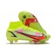 Nike Mercurial Superfly VIII Elite SG Bota Volt Carmesí Negro