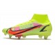 Nike Mercurial Superfly VIII Elite SG Bota Volt Carmesí Negro