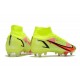 Nike Mercurial Superfly VIII Elite SG Bota Volt Carmesí Negro