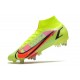 Nike Mercurial Superfly VIII Elite SG Bota Volt Carmesí Negro