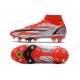 Nike Mercurial Superfly VIII Elite SG Chile Rojo Negro Blanco Naranja