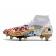 Nike Mercurial Superfly 8 Elite SG-Pro Blanco Rojo Oro