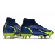 Nike Mercurial Superfly 8 Elite SG-Pro Zafiro Volt Azul Vacío