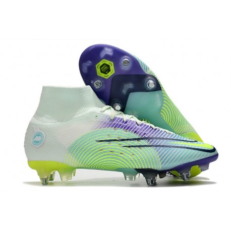 Nike Mercurial Superfly 8 Elite SG-Pro Dream Speed Barely Verde Volt Morado Eléctrico