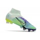 Nike Mercurial Superfly 8 Elite SG-Pro Dream Speed Barely Verde Volt Morado Eléctrico