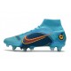 Nike Mercurial Superfly 8 Elite SG-Pro Negro Dorado Metalizado Plateado