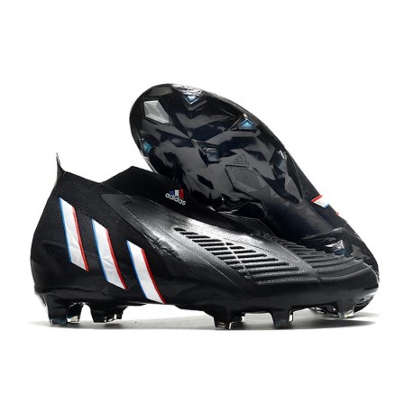 Zapatillas Adidas Predator Edge+ Fg Negro Blanco Rojo
