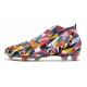 Zapatillas Adidas Predator Edge+ Fg Geometric Bright Azul Team Amarillo Rojo Solar