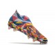 Zapatillas Adidas Predator Edge+ Fg Geometric Bright Azul Team Amarillo Rojo Solar