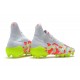 Bota de fútbol adidas Predator Freak + FG Gris Volt Rosa