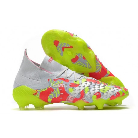 Zapatillas adidas Predator Freak.1 FG Gris Naranja Verde