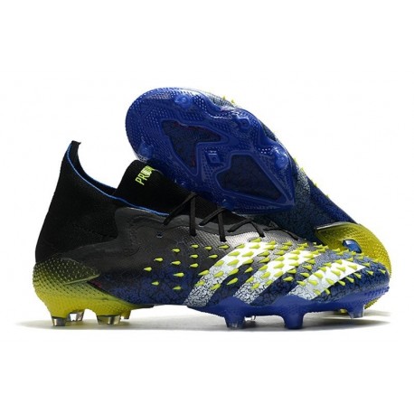 Zapatillas adidas Predator Freak.1 FG Azul Negro Blanco Amarillo Solar