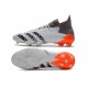 Zapatilla adidas Predator Freak.1 FG Blanco Hierro Metálico Rojo Solar