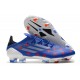 Bota de Futbol adidas X Speedflow.1 FG Azul Blanco Vivid Red