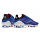 Bota de Futbol adidas X Speedflow.1 FG Azul Blanco Vivid Red
