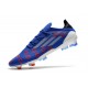 Bota de Futbol adidas X Speedflow.1 FG Azul Blanco Vivid Red