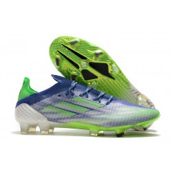 adidas X Speedflow.1 FG Zapatillas Blanco Verde Azul