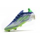 adidas X Speedflow.1 FG Zapatillas Blanco Verde Azul