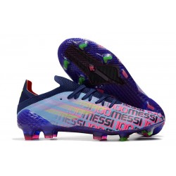 adidas X Speedflow.1 FG Zapatillas Azul Rosa Amarillo