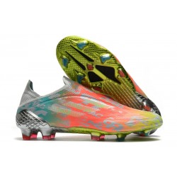Bota adidas X Speedflow+ FG Onix Transparente Blanco Amarillo