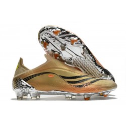 Bota adidas X Speedflow+ FG Tech Metallic Negro Naranja