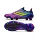 Bota adidas X Speedflow+ FG Azul Rosa Amarillo