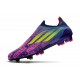 Bota adidas X Speedflow+ FG Azul Rosa Amarillo